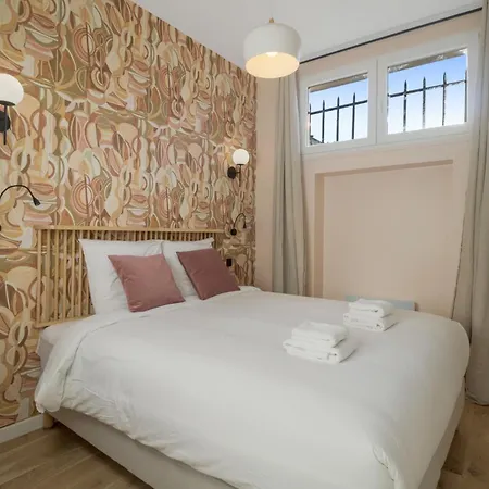 12.appart 4pers#1 Bedroom #père Lachaise #nation