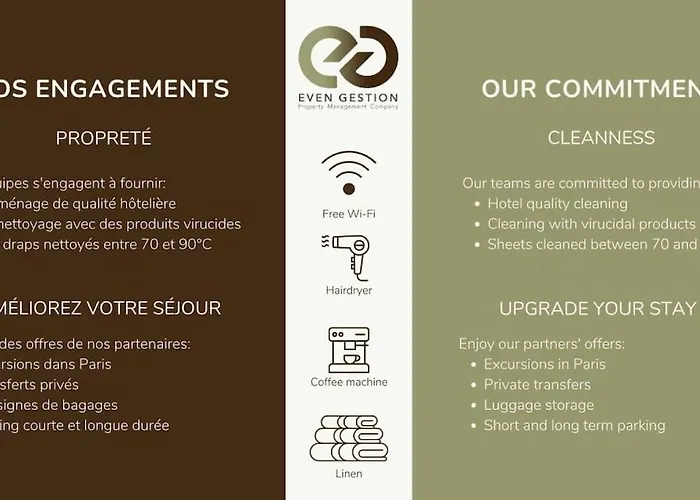 Apartment 12.appart 4pers#1 Bedroom #pere Lachaise #nation *